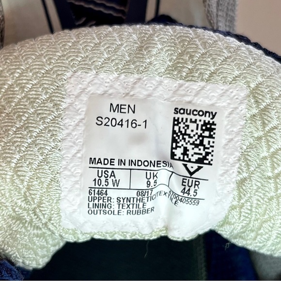 Saucony Guide ISO EVERUN Running Shoes - Gray and Black - sz. 10W - Picture 9 of 10